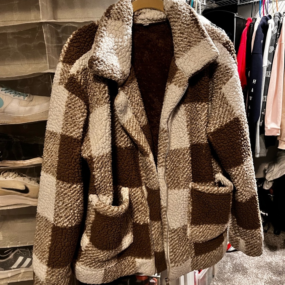 Never wear it not my style but i bet you would love it! Very very soft and warm!